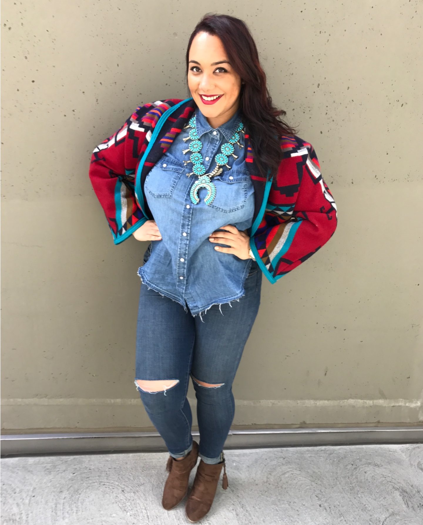 Amy Stretten is a Native American fashion blogger and journalist plus size