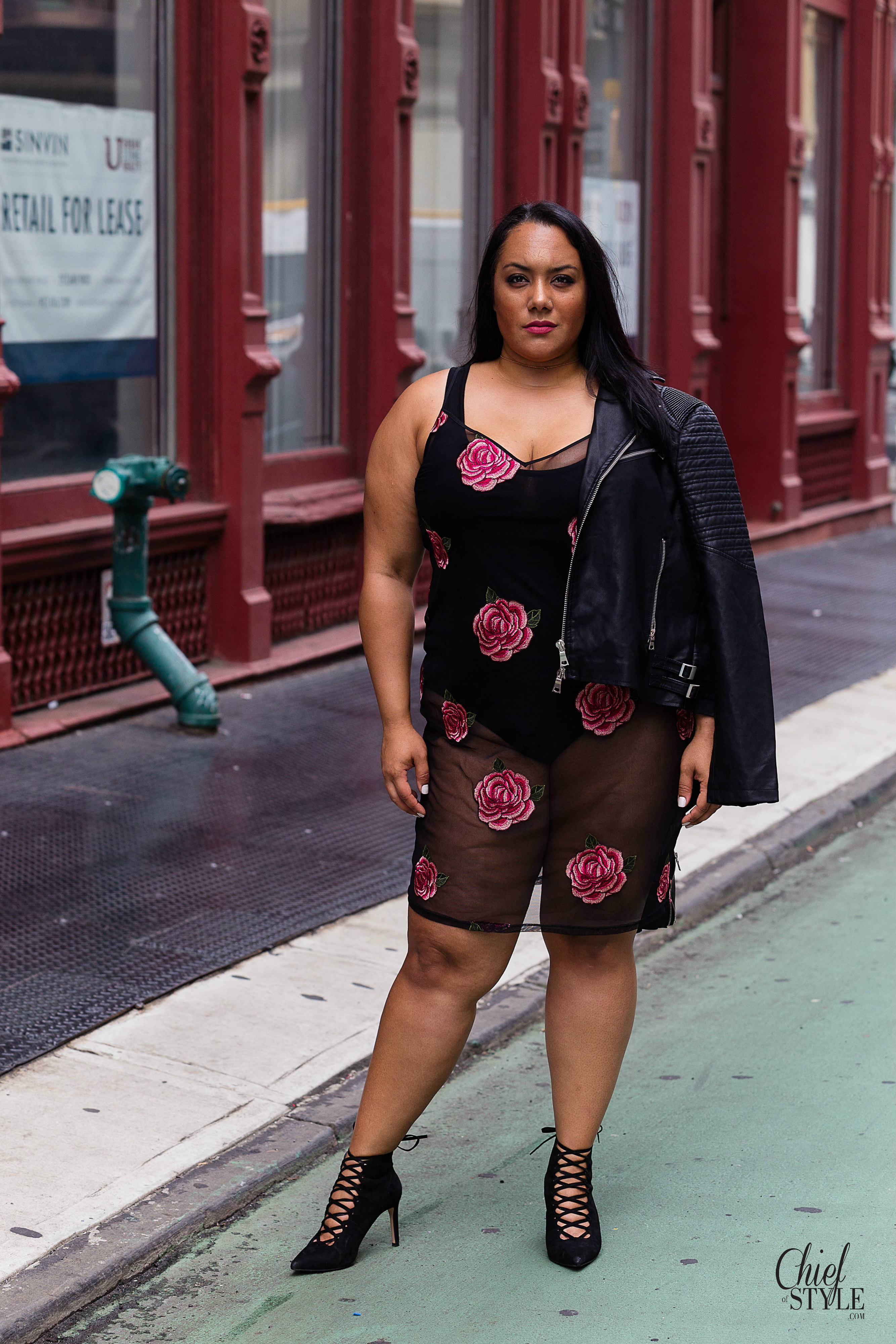 Plus size sheer embroidered roses dress from Forever 21 Plus