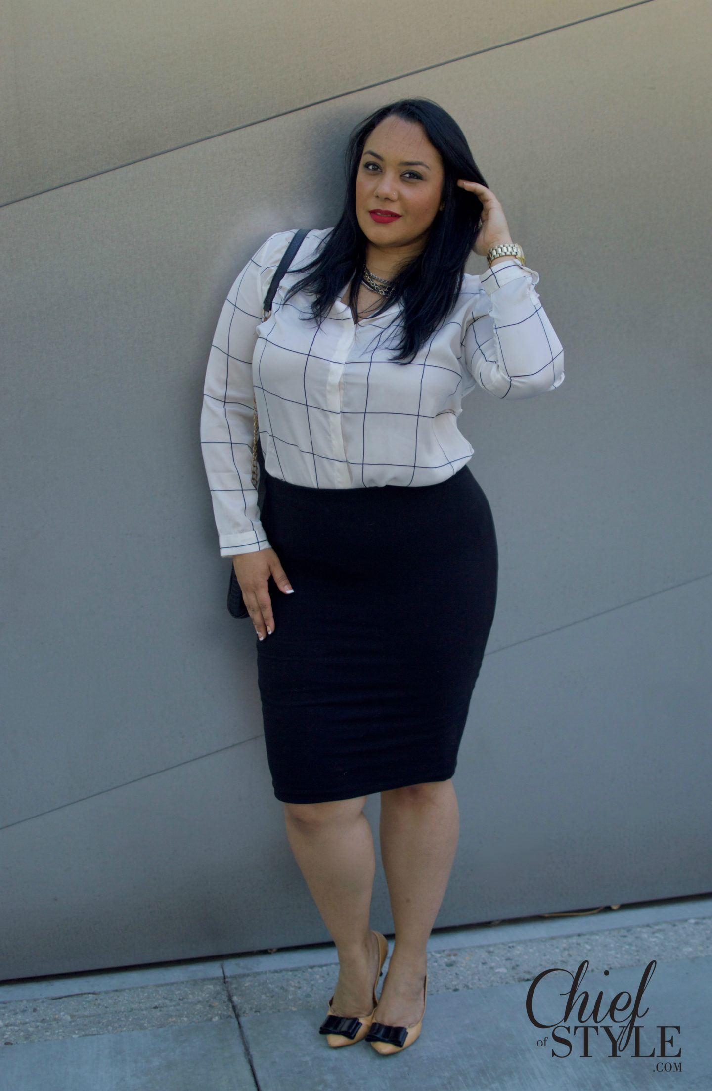 Amy Stretten is the Chief of Style. She is a plus size style blogger from Los Angeles, California.