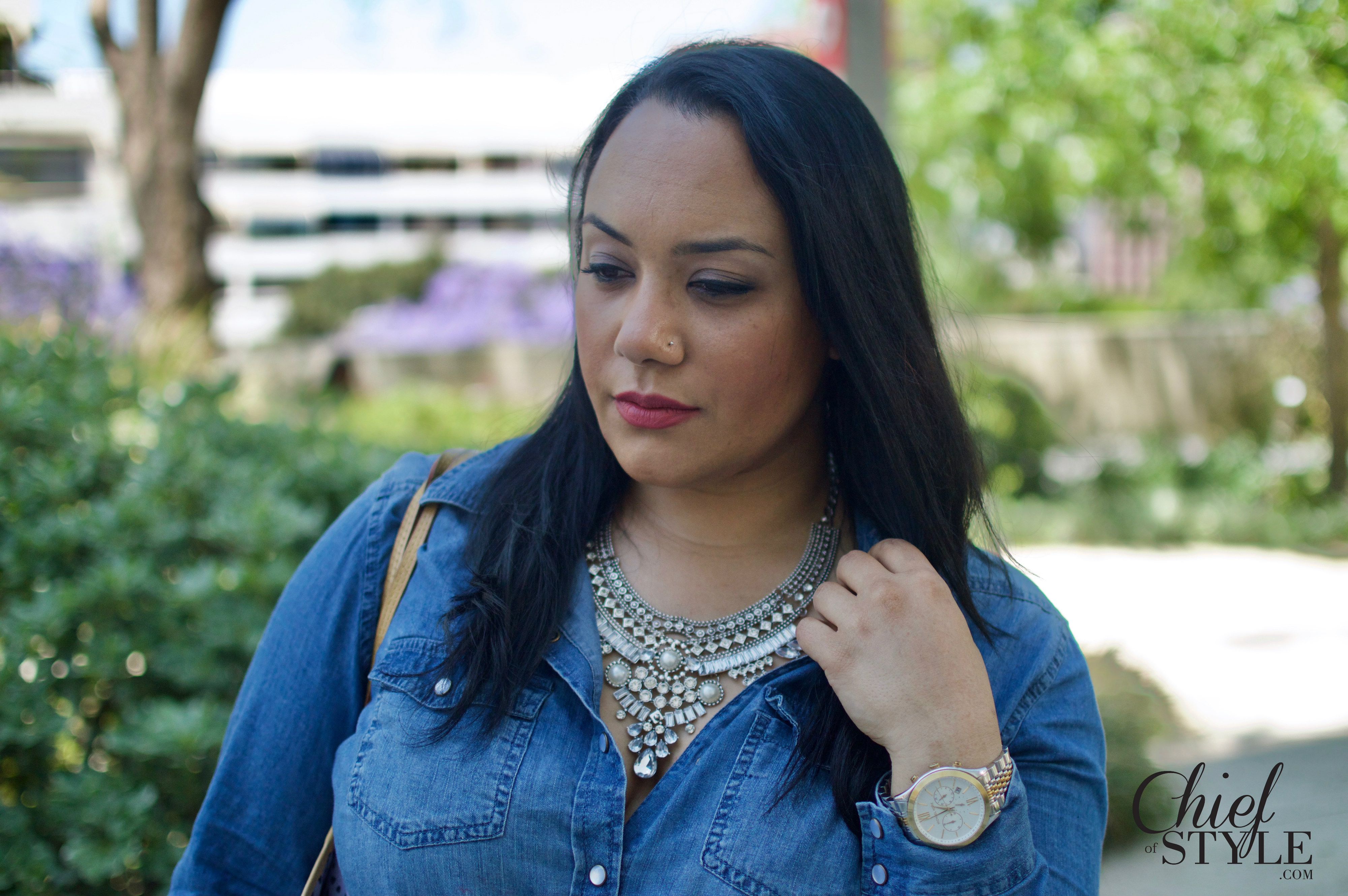 Amy Stretten, The Chief of Style, lover of plus size fashion, wearing Forever 21 Plus. 